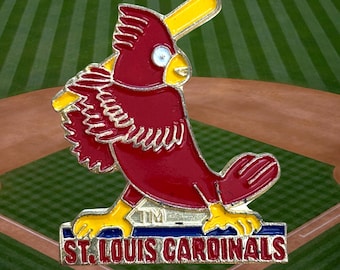 Vintage St. Louis Cardinals MLB Baseball Pin z lat 90. XX wieku