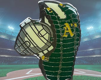 Vintage Oakland A's "Tools of the Trade" MLB Baseball Pin