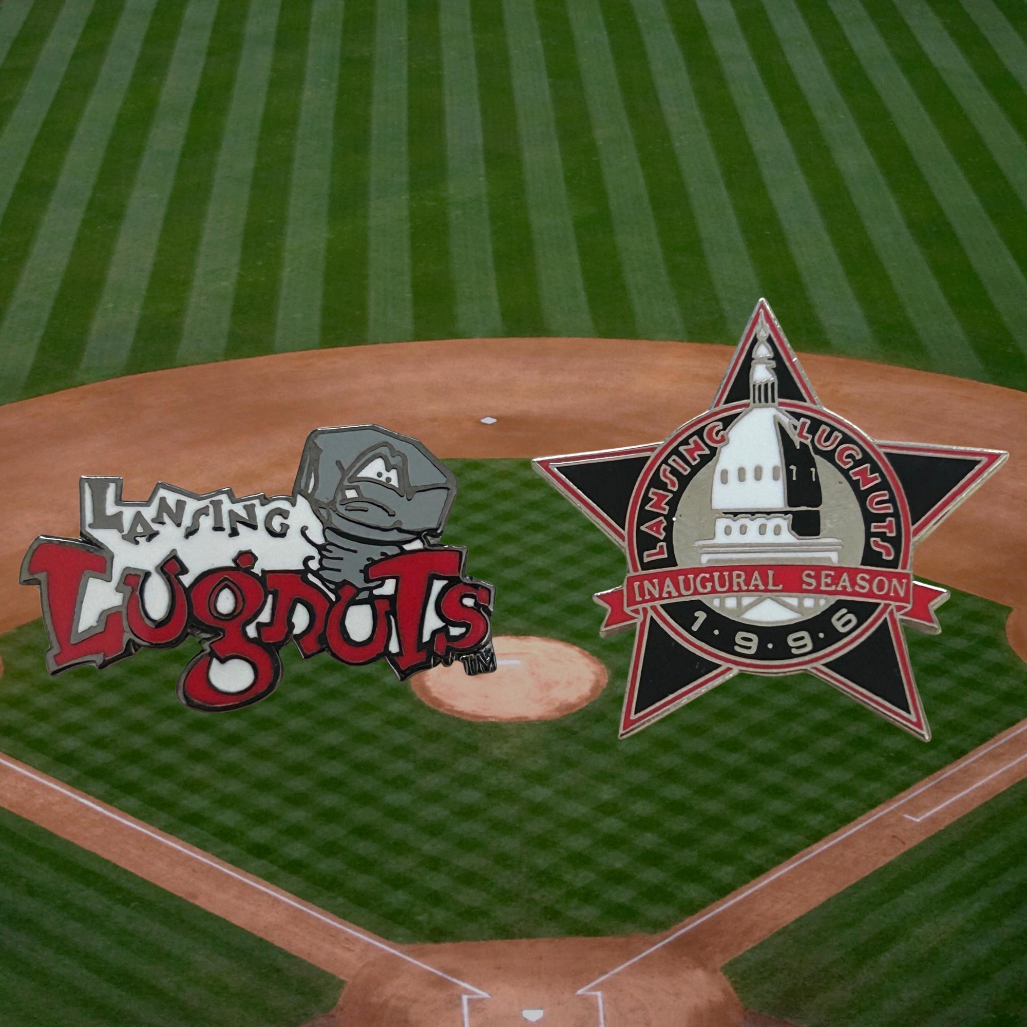 Vintage Lansing Lugnuts Milb Baseball Pin Set - Etsy