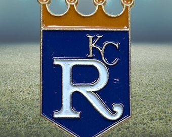 Pin de béisbol vintage de los Kansas City Royals de la MLB de la década de 1990