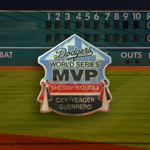 &quot;Vintage MVP &quot;&quot;Los Angeles Dodgers&quot;&quot; MLB Revers / Hutnadel zum Sammeln.&quot;