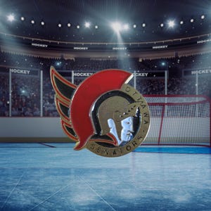 Vintage Ottawa Senators NHL 1992 Hockey Lapel/ Hat Pin