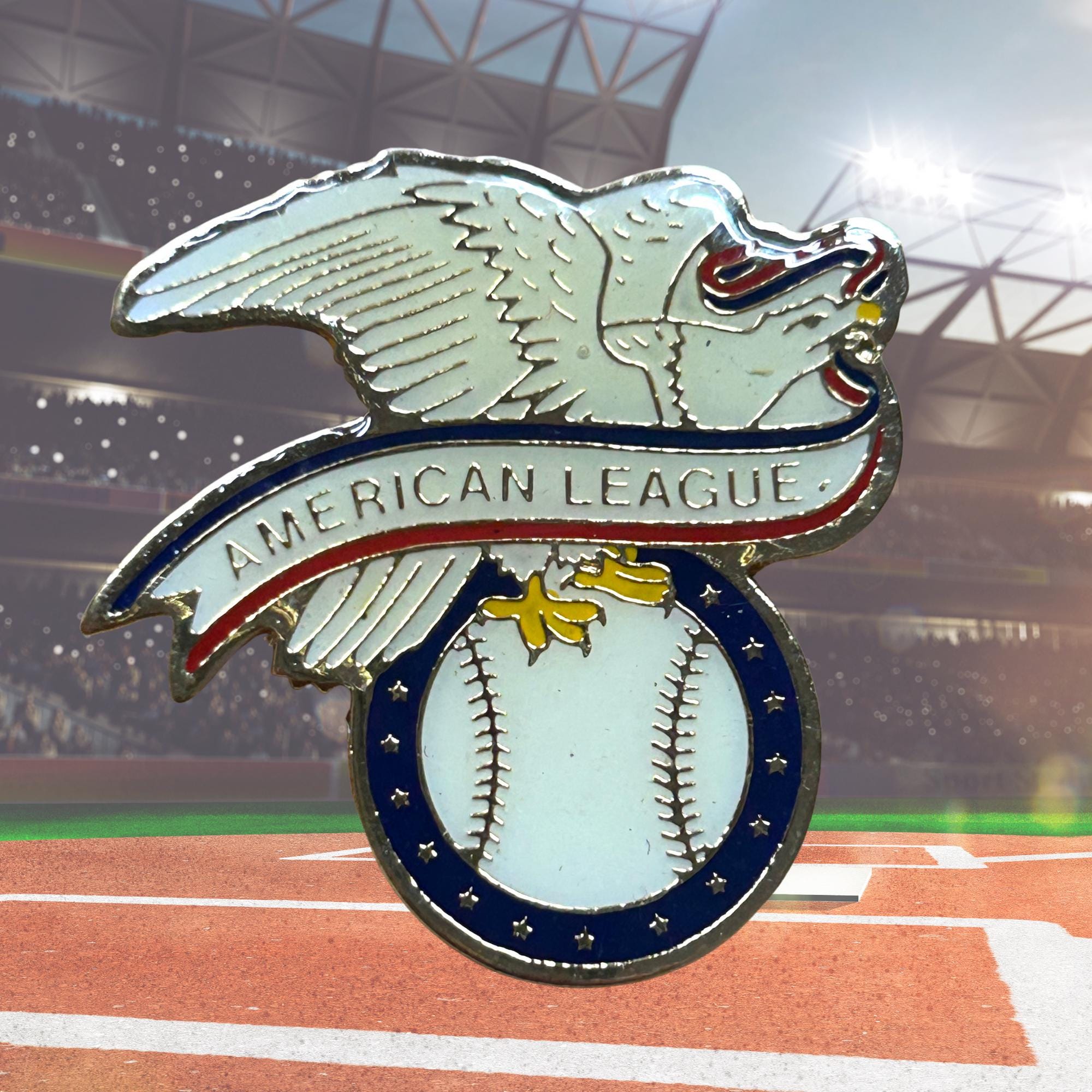 ヴィンテージ アメリカンリーグ 1980年代 MLB 野球ピン - Etsy 日本