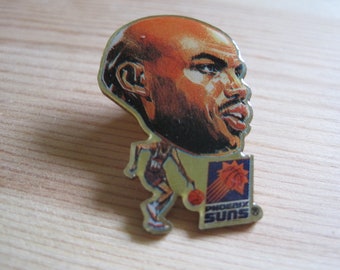Vintage Charles Barkley Phoenix Suns Pinhead 1995 NBA Lapel/ Hat Pin