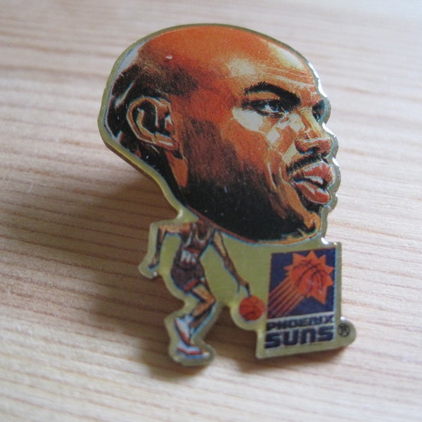Vintage Charles Barkley Phoenix Suns Pinhead 1995 NBA Lapel/ Hat Pin