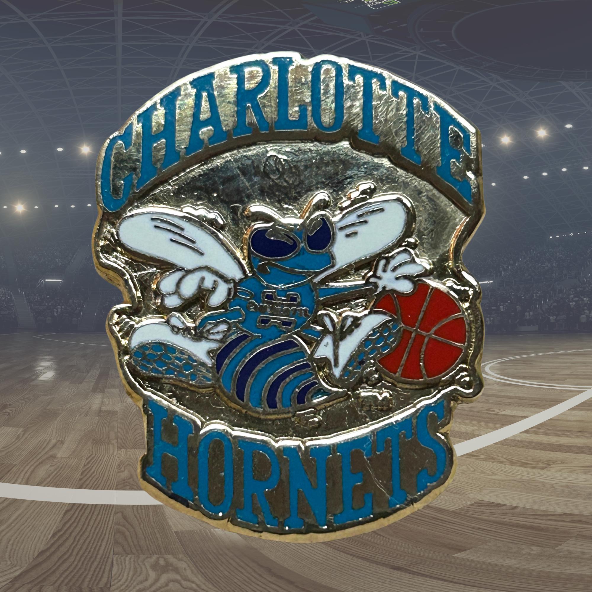 Vintage Charlotte Hornets 1990's NBA Basketball Pin - Etsy