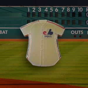 Vintage Montreal Expos 1980&#39;s MLB Jersey Collectable Lapel/ Hat Pin