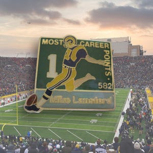 Vintage Los Angeles Rams &quot;Most Career Points&quot; Mike Lansford NFL Lapel/ Hat Pin