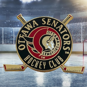 Vintage Ottawa Senators NHL Hockey Club Pin Anstecker