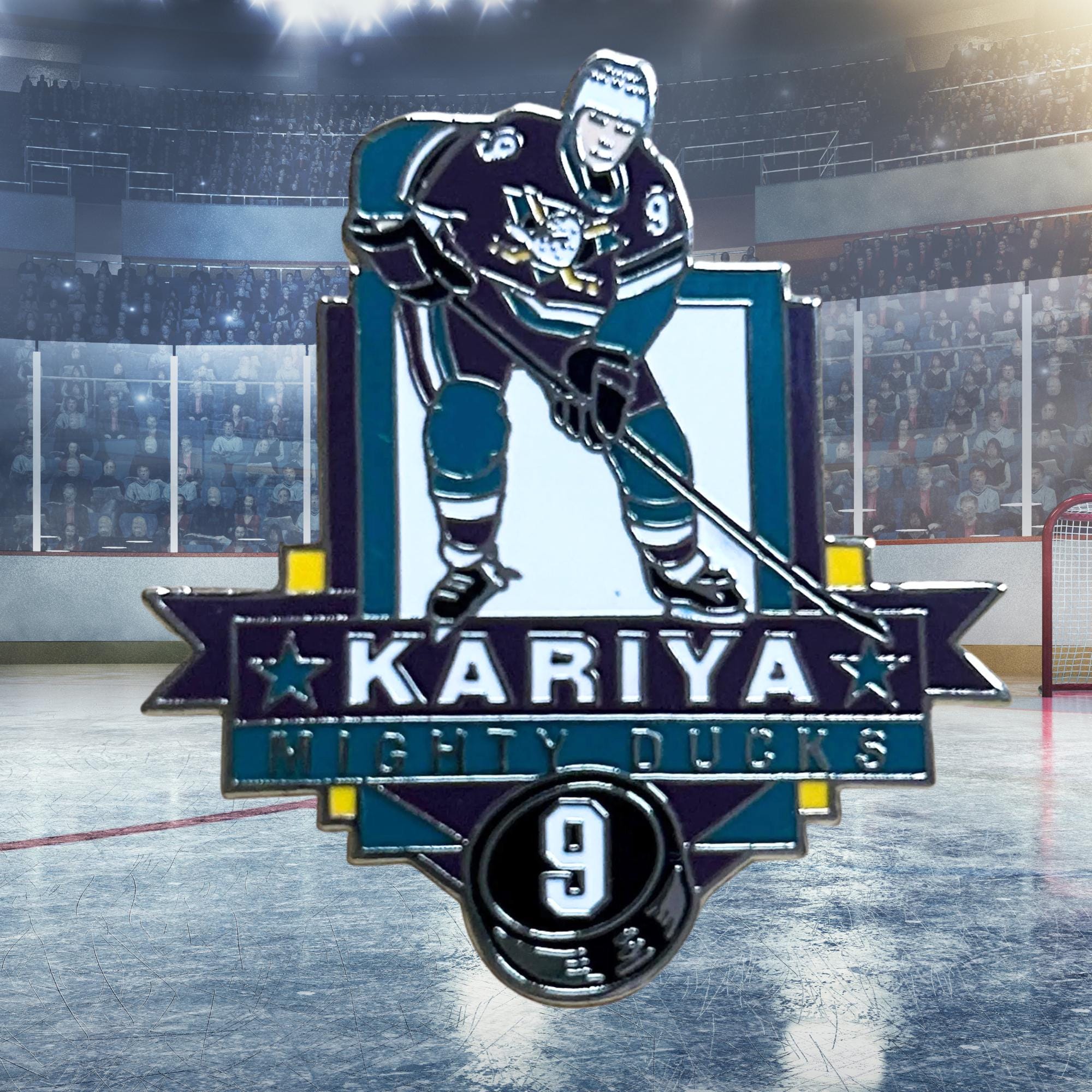 ヴィンテージ アナハイム ダックス ポール カリヤ #9 NHL ホッケー