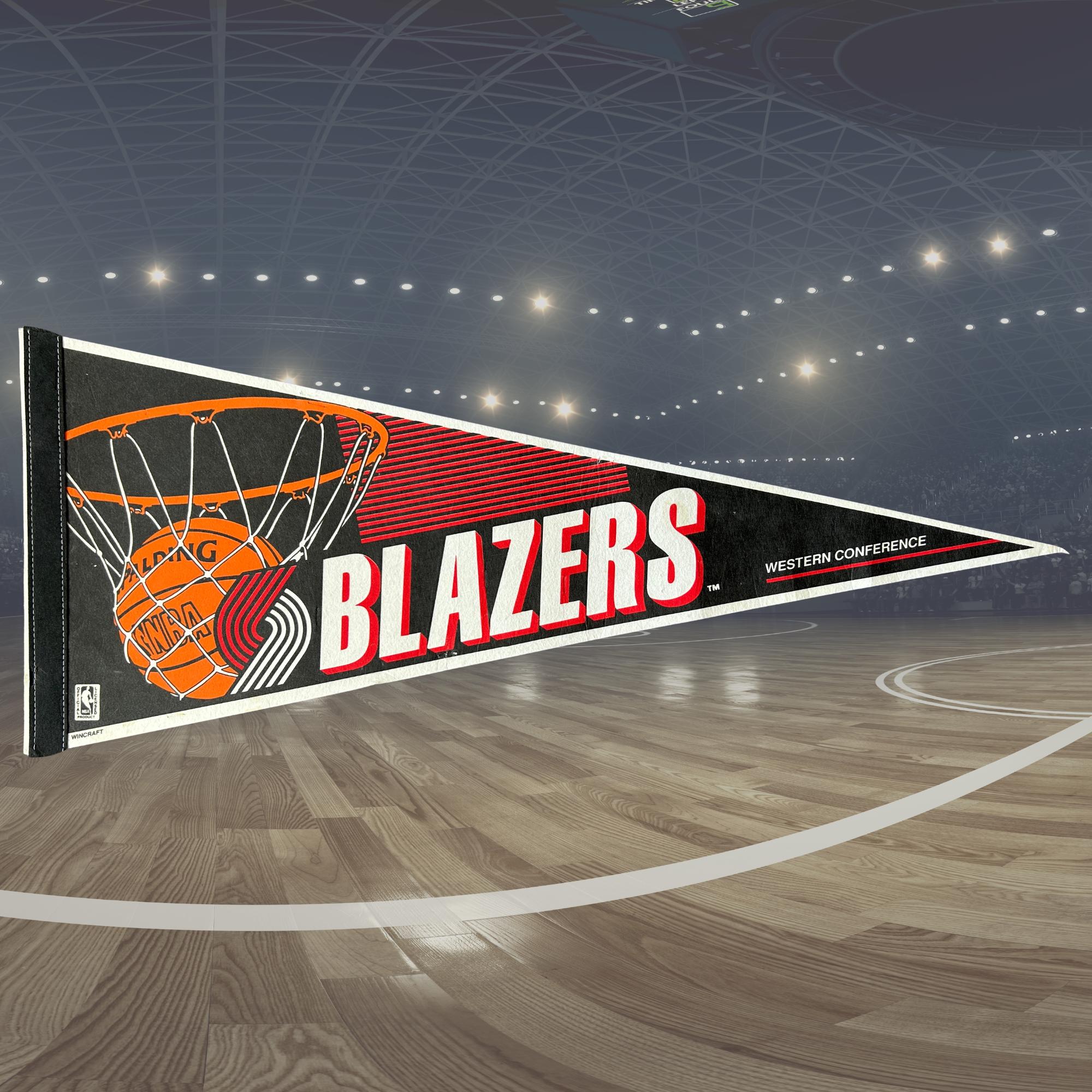 Vintage Portland Trail Blazers 1990s NBA Basketball Pennant - Etsy