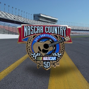 Vintage Nascar 50th Anniversary &quot;NASCAR Country&quot; 1998 Lapel/Hat Pin