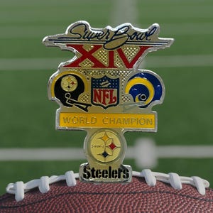 Vintage Steelers Super Bowl XIV Lapel Pin: 1979 Champions