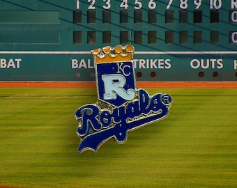 Vintage Kansas City Royals 1980s MLB Baseball Pin