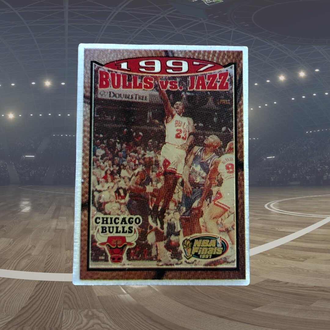Vintage Chicago Bulls NBA Finals "1997 Vs. Utah Jazz" NBA Basketball ...