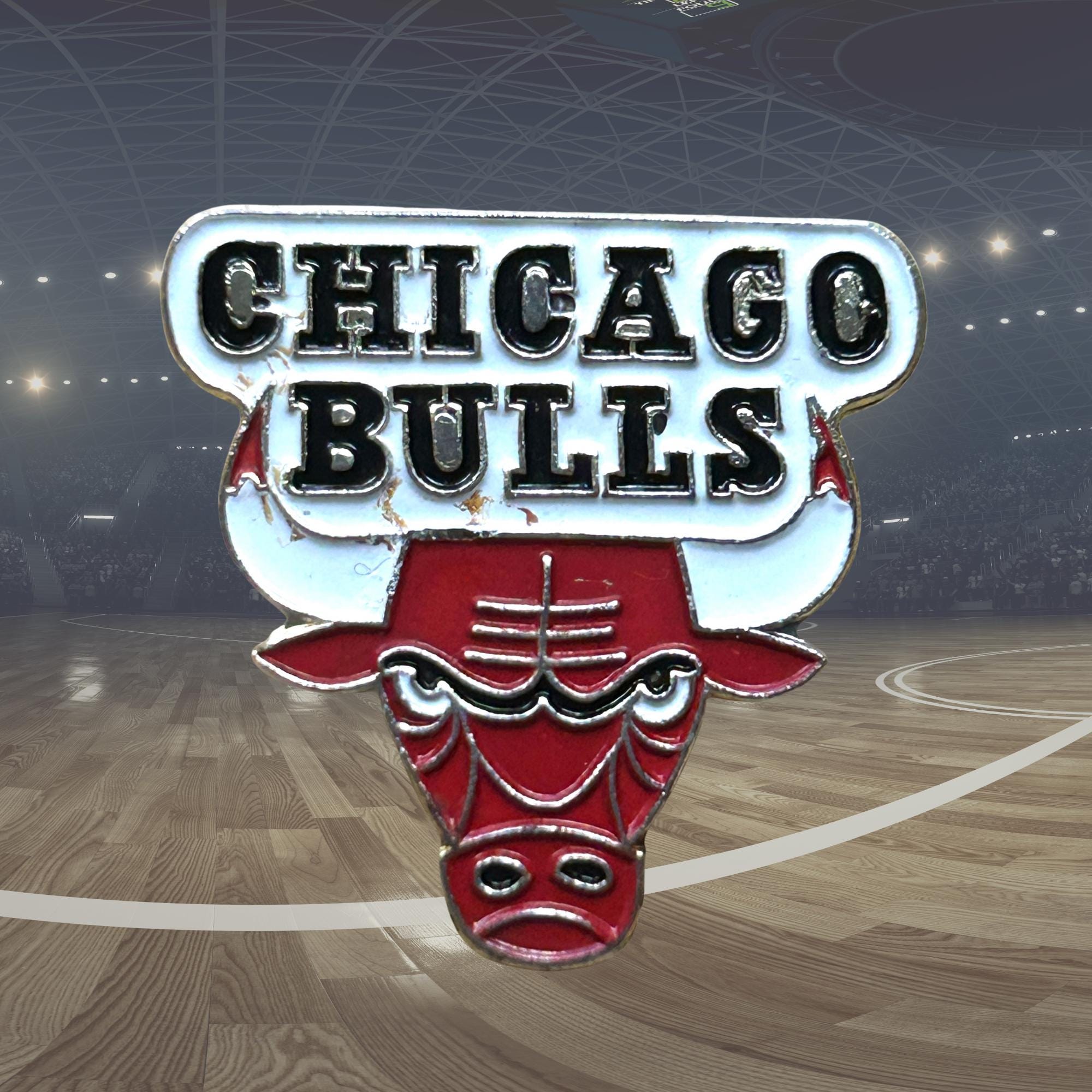 Vintage Chicago Bulls 1980s NBA Basketball Pin - Etsy 日本
