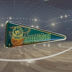 Vintage Minnesota Timberwolves 1990&#39;s NBA Basketball Collectible Lapel/ Hat Pin