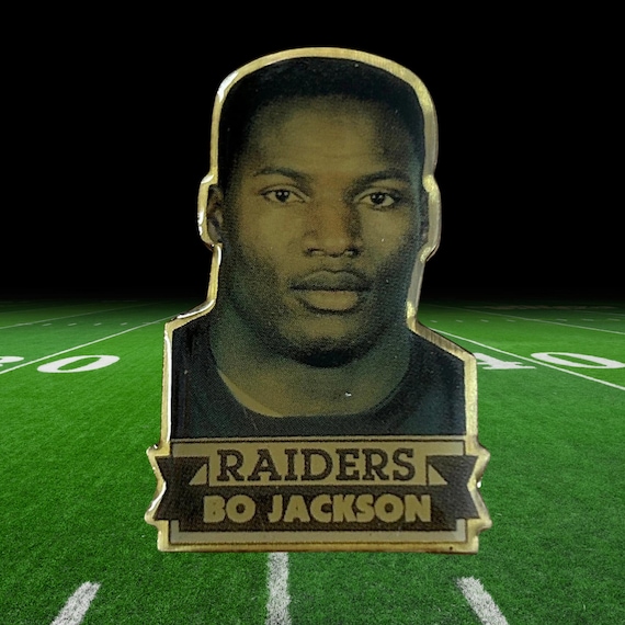その他 Bo Jackson Los Angeles Raiders NFL Vintage Bo Jackson Los Angeles Raiders 1990 NFL Football Pin