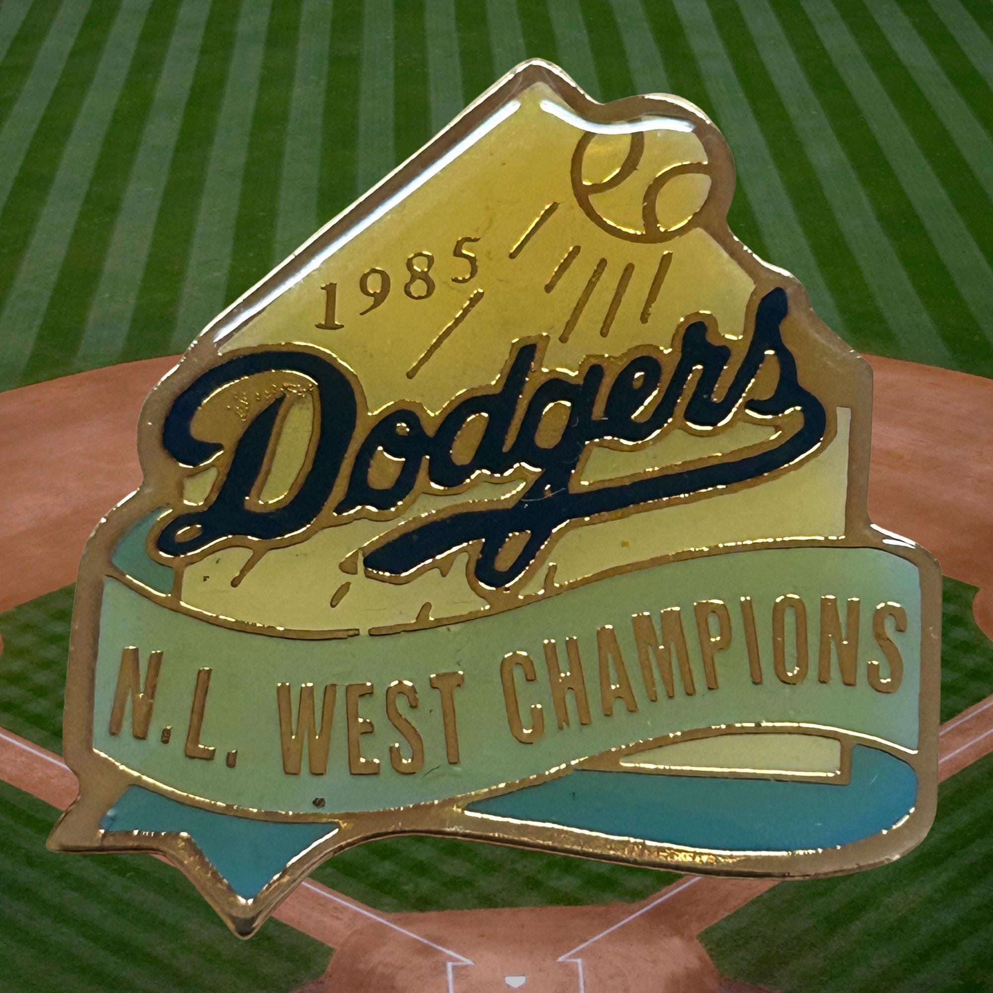Vintage Los Angeles Dodgers 1985 NL West Champions MLB Baseball