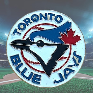 Pin de béisbol vintage de los Toronto Blue Jays de la MLB de la década de 1990