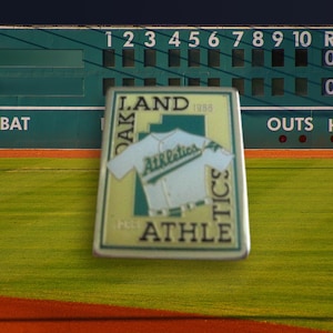Vintage Oakland A&#39;s 1980&#39;s MLB Baseball Anstecknadel / Hutnadel
