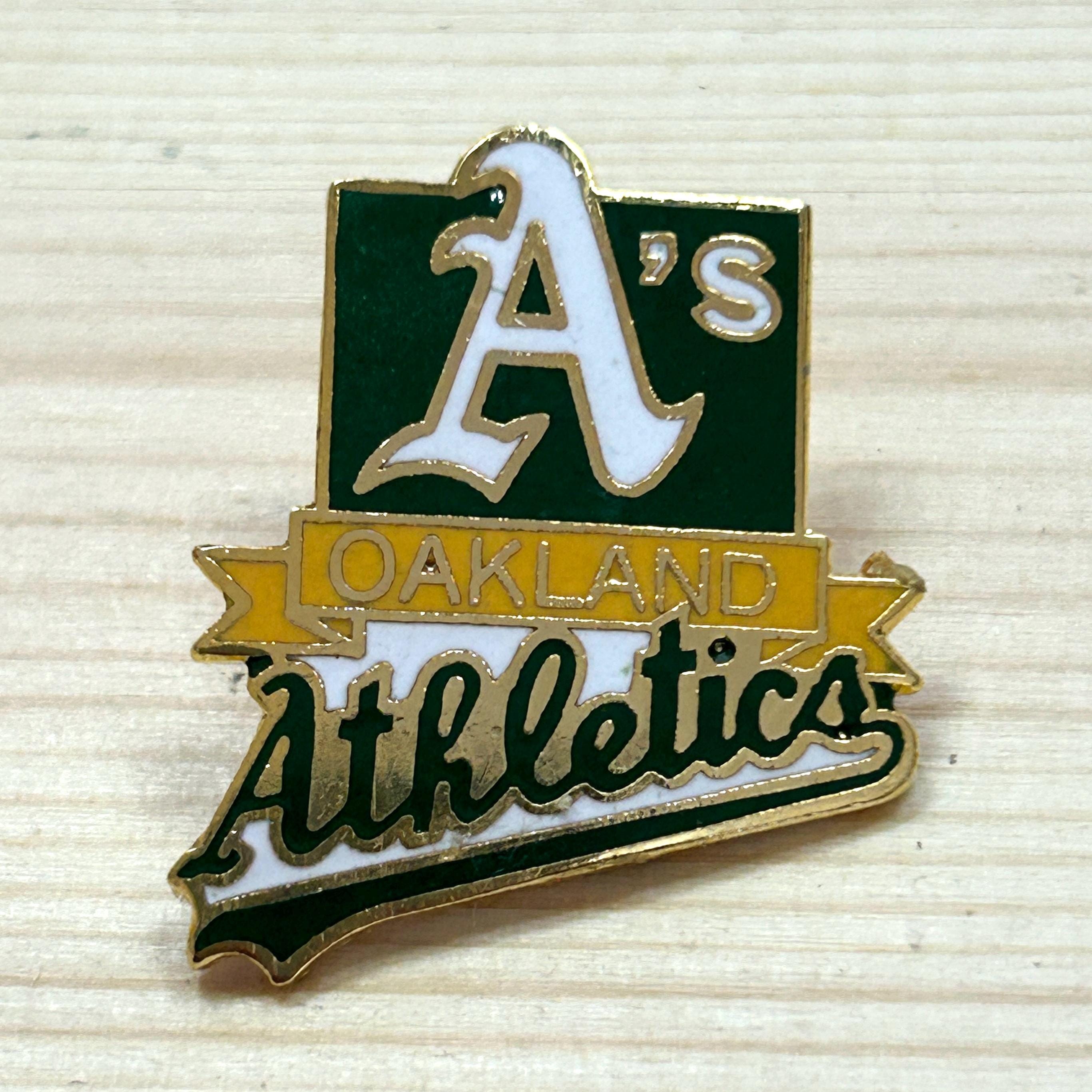 オークランド・アスレチックス ヴィンテージ 1980年代 MLB 野球ピン