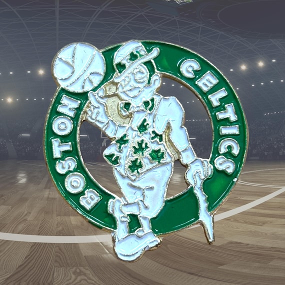 Boston Celtics Vintage 1980s NBA Basetball Pin - Etsy