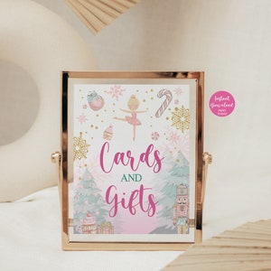 Nussknacker Geburtstagsschild Karten & Geschenke Schild Geburtstag Tischschild Land der Süßigkeiten Nussknacker Zuckerfee Größe 8x10 - 1278