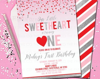 Heart Invitations Etsy