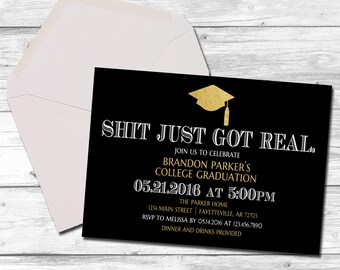 college graduation invitation etsy