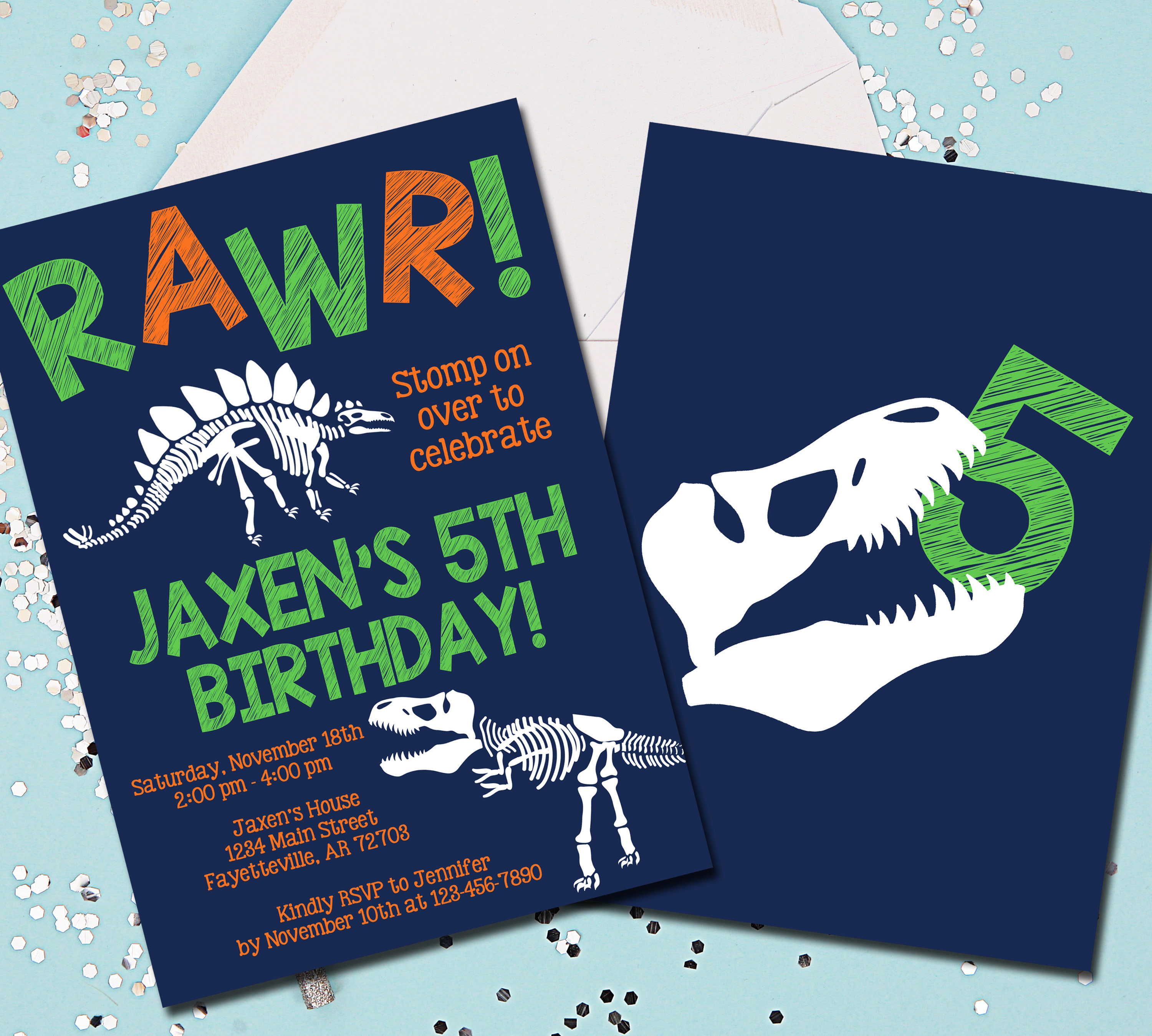 Dinosaur Birthday Invitations
 Dinosaur Birthday Invitation Dinosaurs Dinosaur Invitation