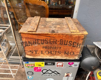 Original Anheuser-busch Budweiser Beer Crate Case 1933 - Etsy