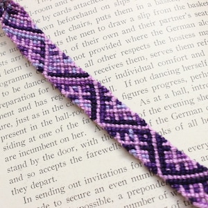 Purple Friendship Bracelet, Boho Friendship Bracelet, Purple Boho Style, Boho Woven Bracelet, Purple Hippie Bracelet, Boho Lilac Accessories