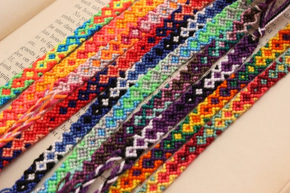 Friendship Bracelets,woven Bracelet, Boho Anklet, Knotted Bracelet,rainbow  Anklet,macrame Rainbow Bracelet,friendship Bracelet Set,arrowhead 