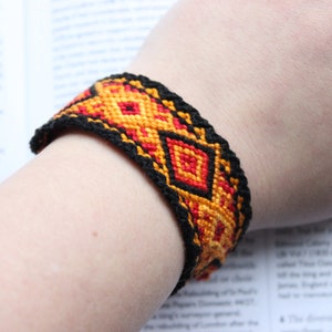 Cuff Bracelet, Boho Cuff, Woven Cuff Bracelet, Macrame Cuff Bracelet, Knotted Cuff Bracelet, Southwest Cuff Bracelet, Wide