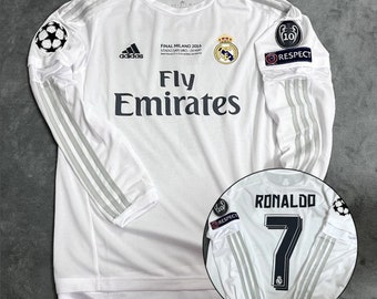 Real Madrid Ronaldo Champions League 2015/2016 Finale Weißes Heimtrikot