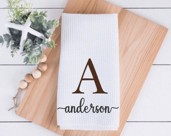 Custom Kitchen Towel Etsy