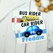 Kids Bus Tag -personalized School Bus Bag Tag -kindergarten- School ...