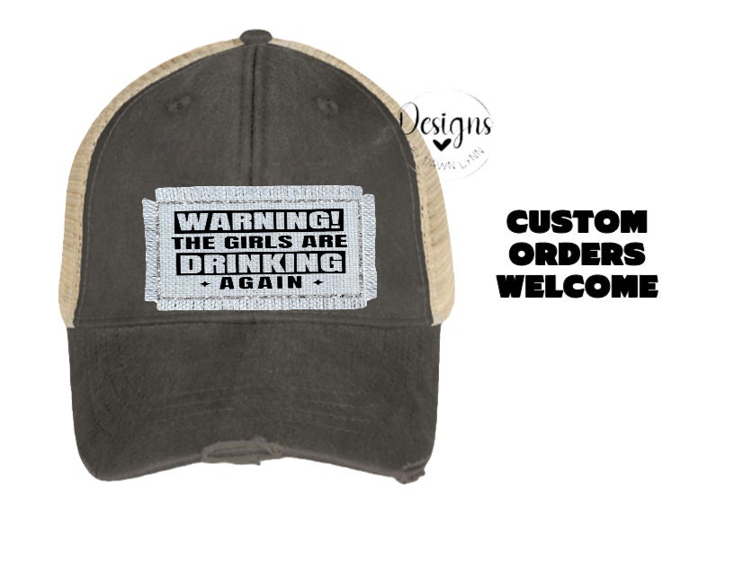 Distressed Trucker Hat, Funny Saying Patch, Adjustable  display picture 3