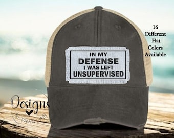 Distressed Trucker Hat, Custom Hat Patch, Women Hats, Trucker Cap, Trucker Hat, Women's Baseball Cap, Trucker Hat,Funny Saying on hat