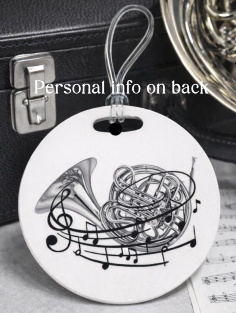 Custom Instrument Case Tags Music Tag, Personalized Music Bag Tag, Luggage Tag, Custom Band Tag ...