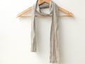 Skinny Natural Linen Scarf: Thin Neck or Hair Band product logo