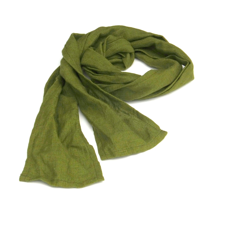 Fern Silk Scarf - Olivine