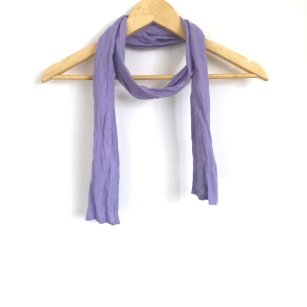 LONG SKINNY SCARF LAVENDER EVER AFTER