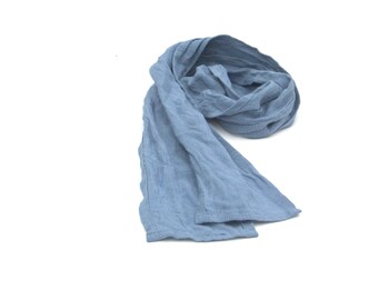 Blue Scarf - Etsy