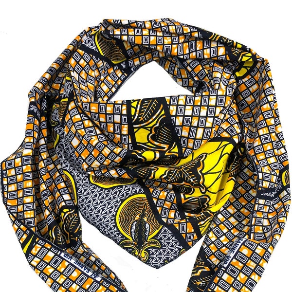 foulard triangle wax echarpe