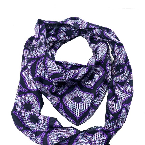 foulard triangle wax echarpe