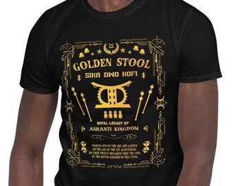 Designer T-shirt "THE GOLDEN STOOL"