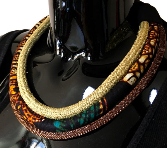 Kente necklace clearance