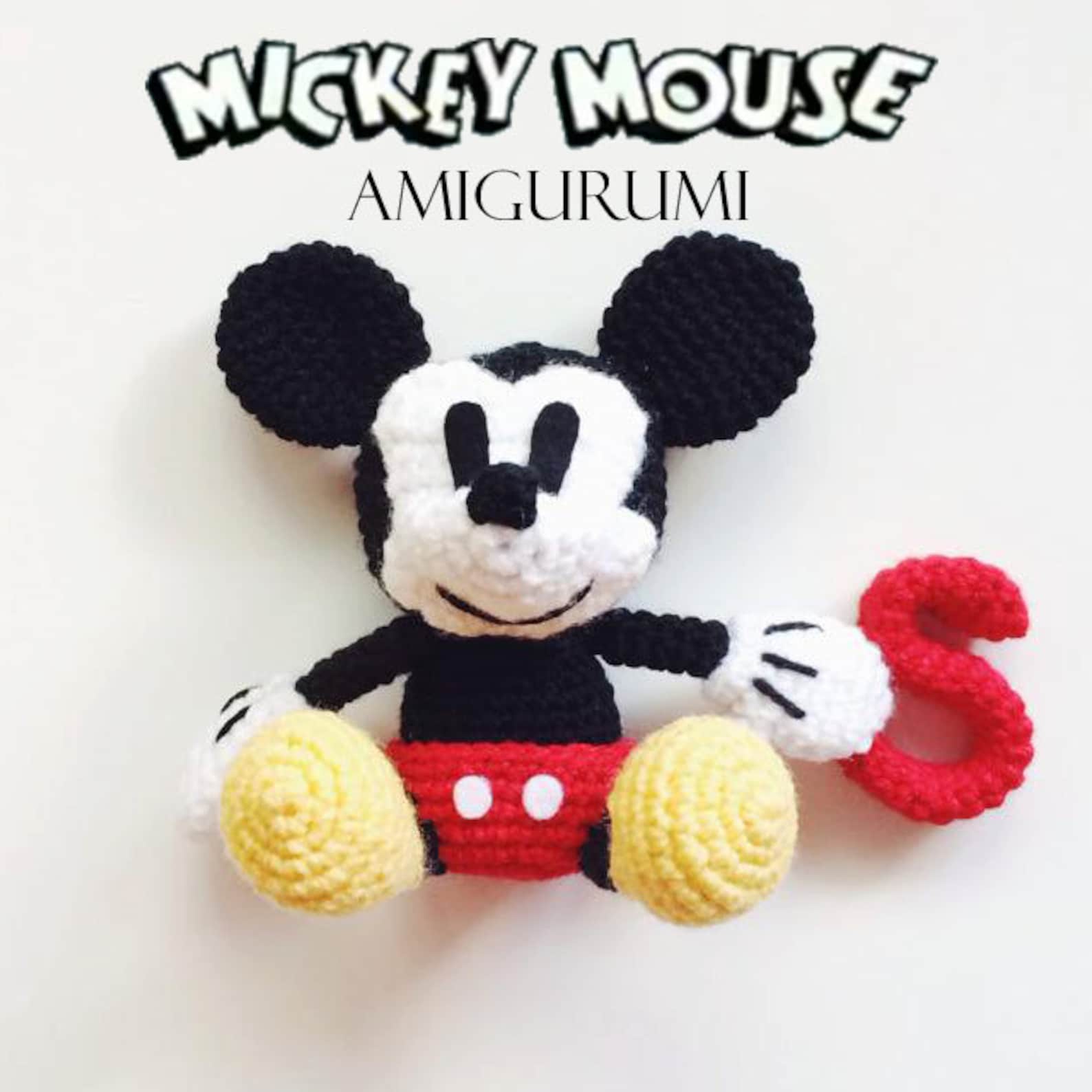Микки маус амигуруми